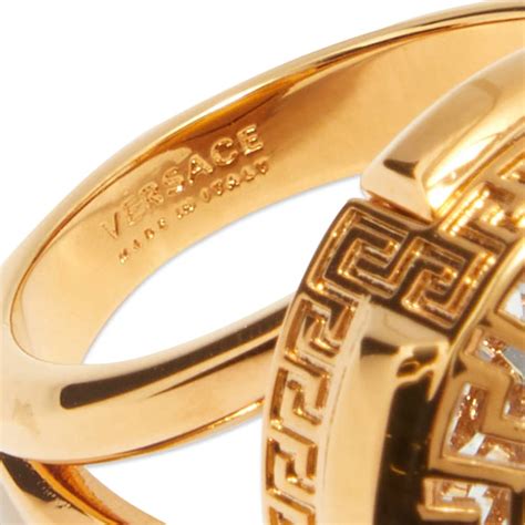 gold versace ring|versace ring real gold.